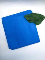 Халат-кимоно короткий рукав синий