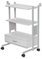 Стол косметолога "Трио" белый