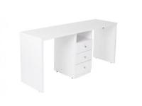 Стол маникюрный ДУО белый