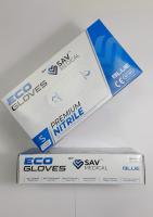 Перчатки нитриловые нестерильные синие премиум без талька S (бирюз) 50 пар