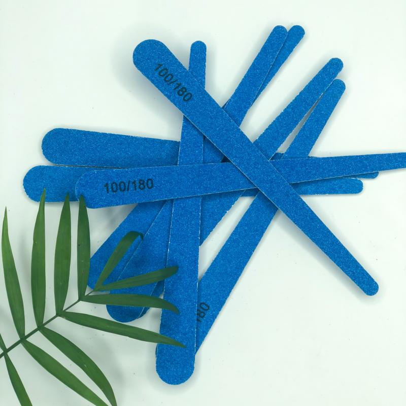Пилка одноразовая Стандарт 178*20*13 мм (Капля, 100/180 грит, Синий)