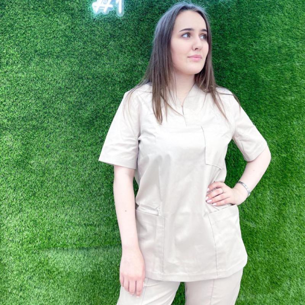 Медицинская форма BASE (L (46), Бежевый)