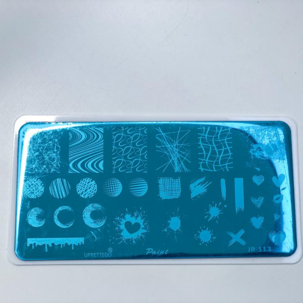 Пластина для стемпинга UPRETTEGO  12*6см (113)