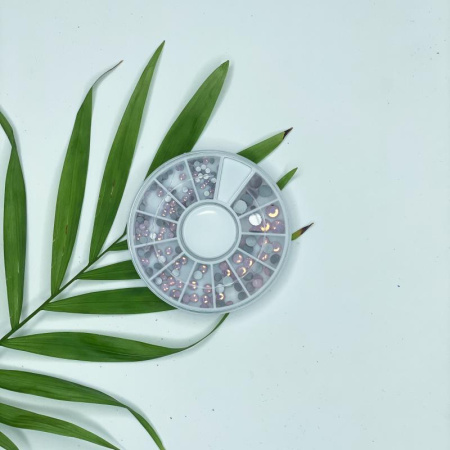 Каруселька украшения Металл (Опал розовый)