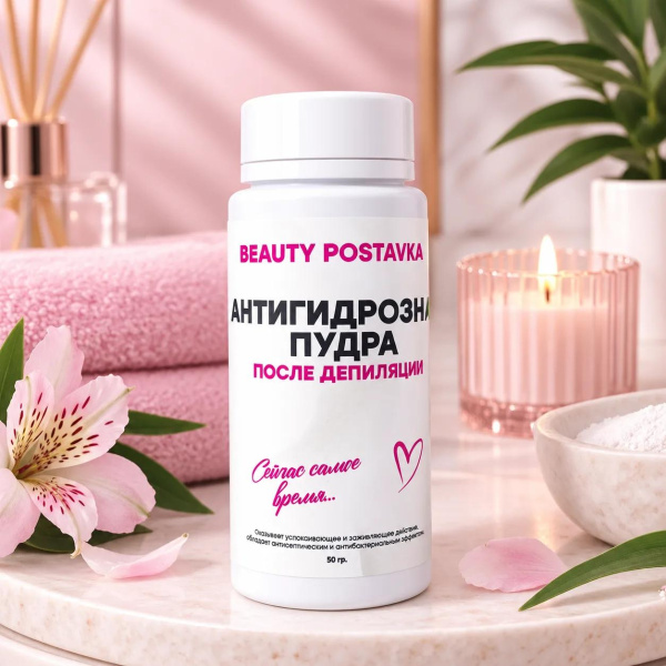 Антигидрозная пудра Beauty Postavka, 50 гр