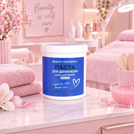 Сахарная паста для депиляции "Ультрамягкий аквамарин" Beauty Postavka, 1100гр NEW
