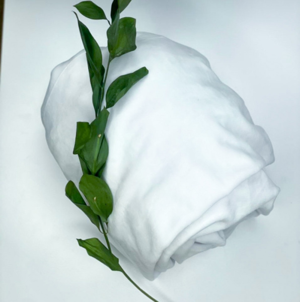 Чехол для массажной кушетки белый
